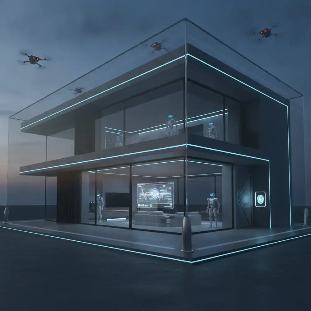 Modern smart home secured by advanced technology